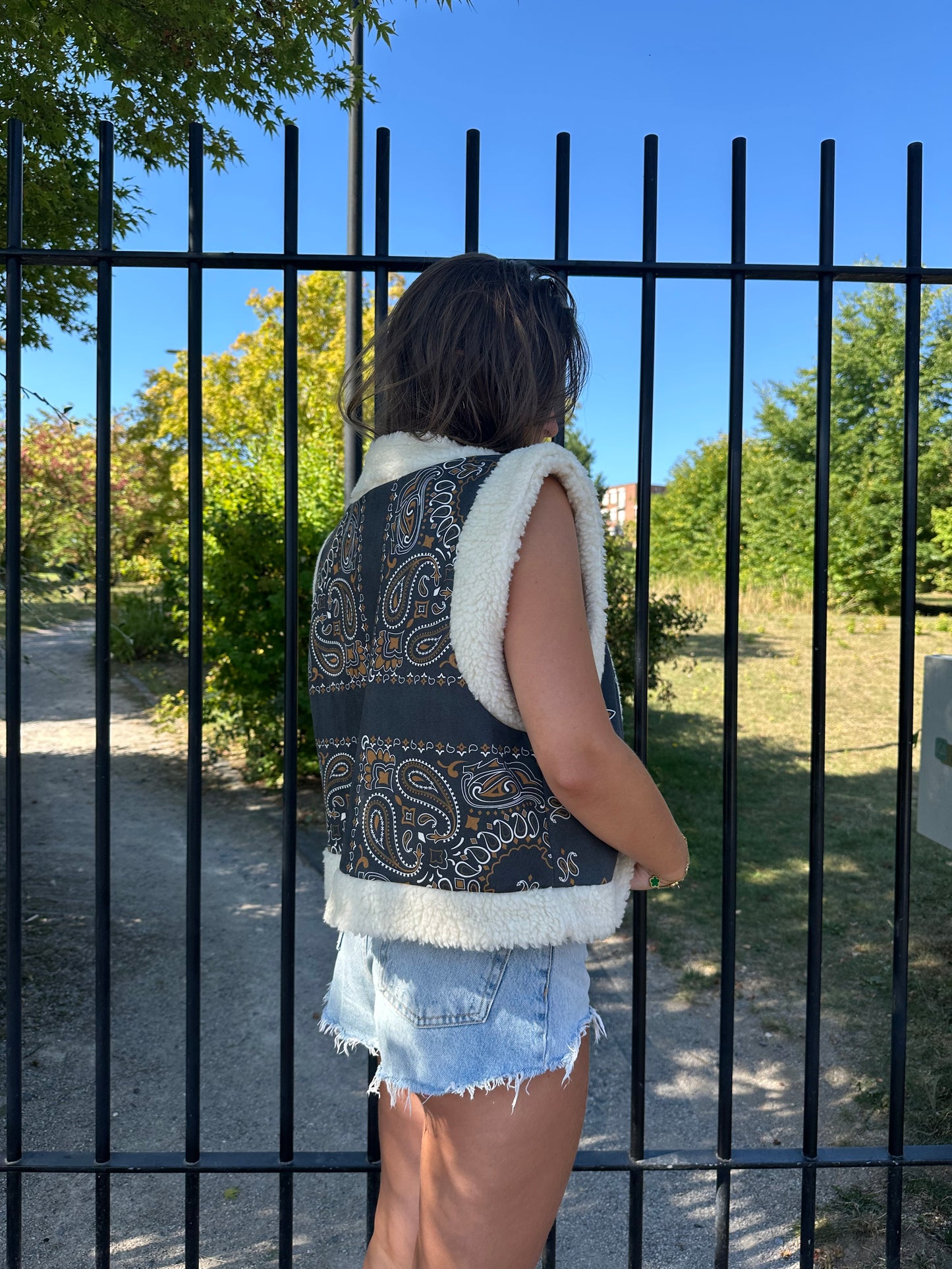 Gilet sans manche Vadim Bandana noir