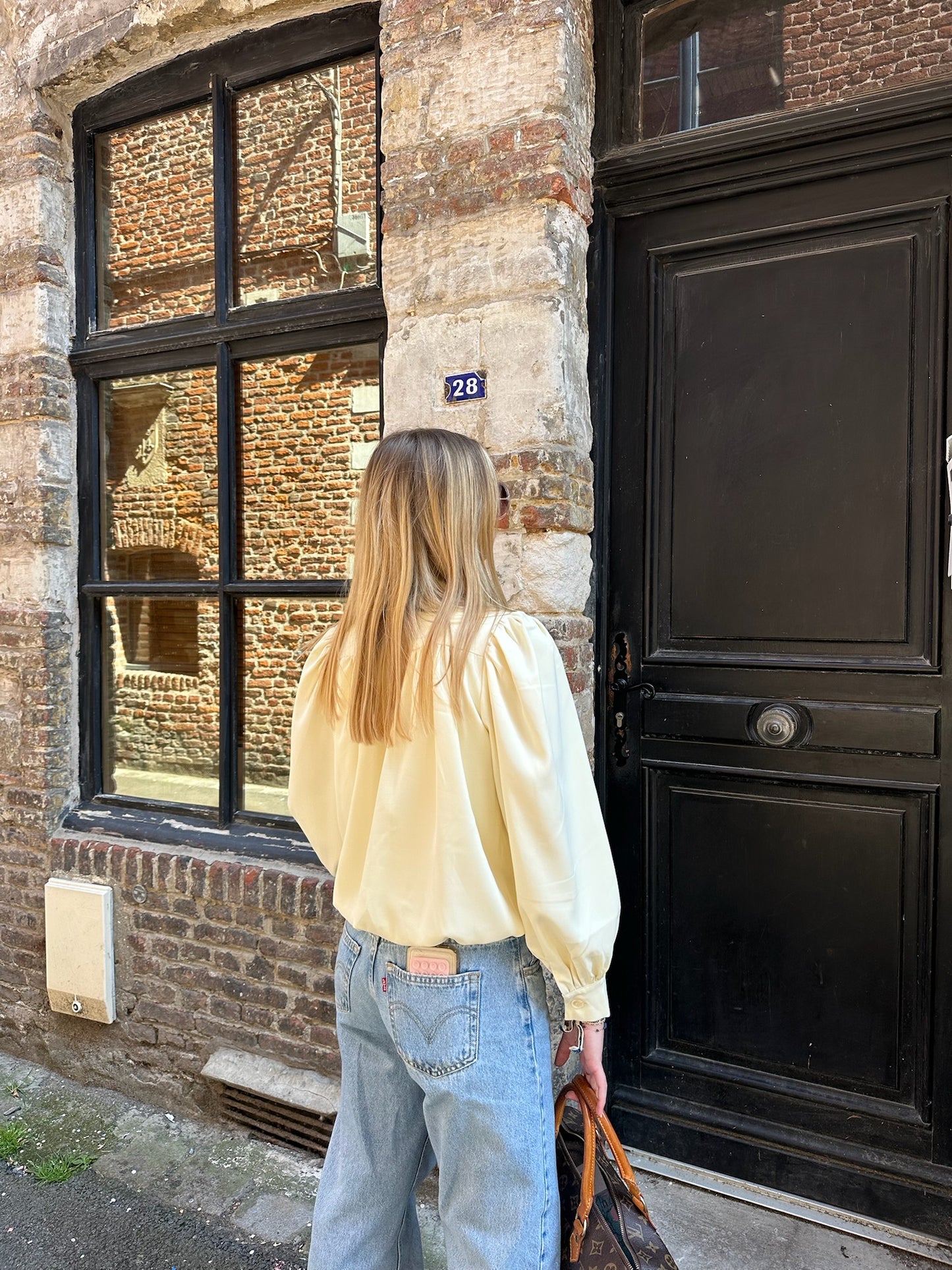 Veste Léna jaune pâle