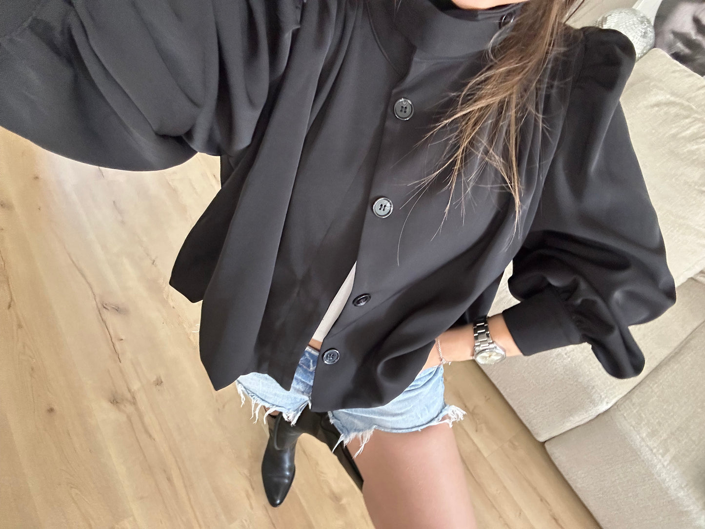 Veste Léna noir