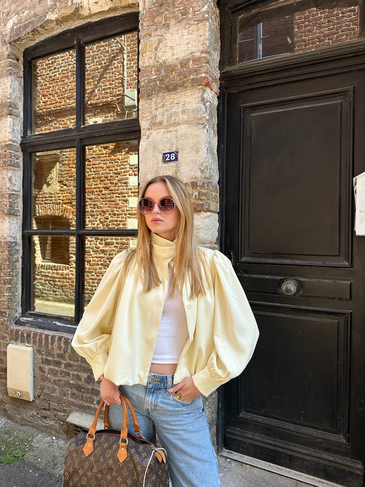 Veste Léna jaune pâle