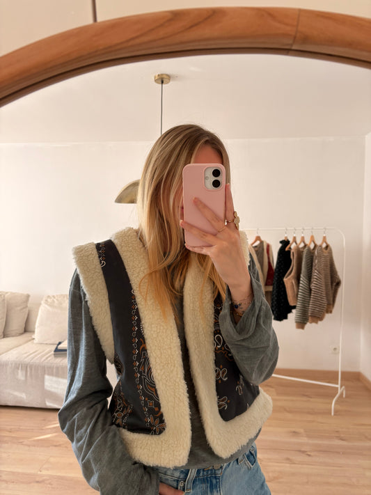 Gilet sans manche Vadim Bandana noir