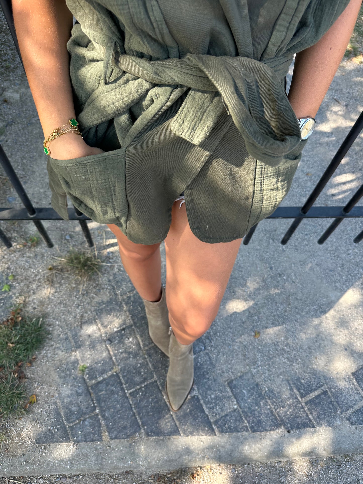 Kimono Marceau kaki