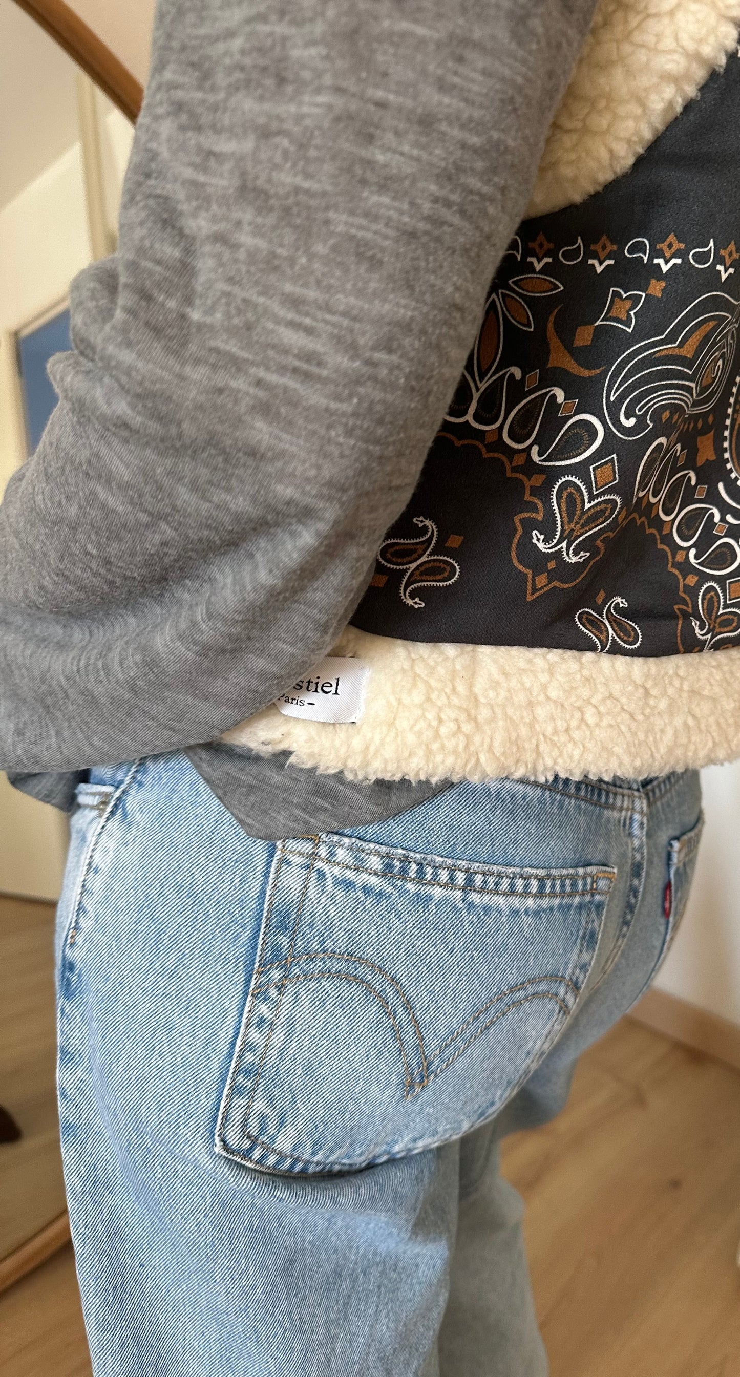 Gilet sans manche Vadim Bandana noir